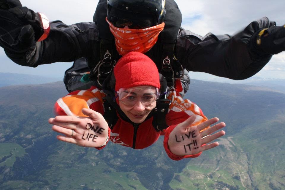 One Life, Live It - Skydiving over Lake Taupo