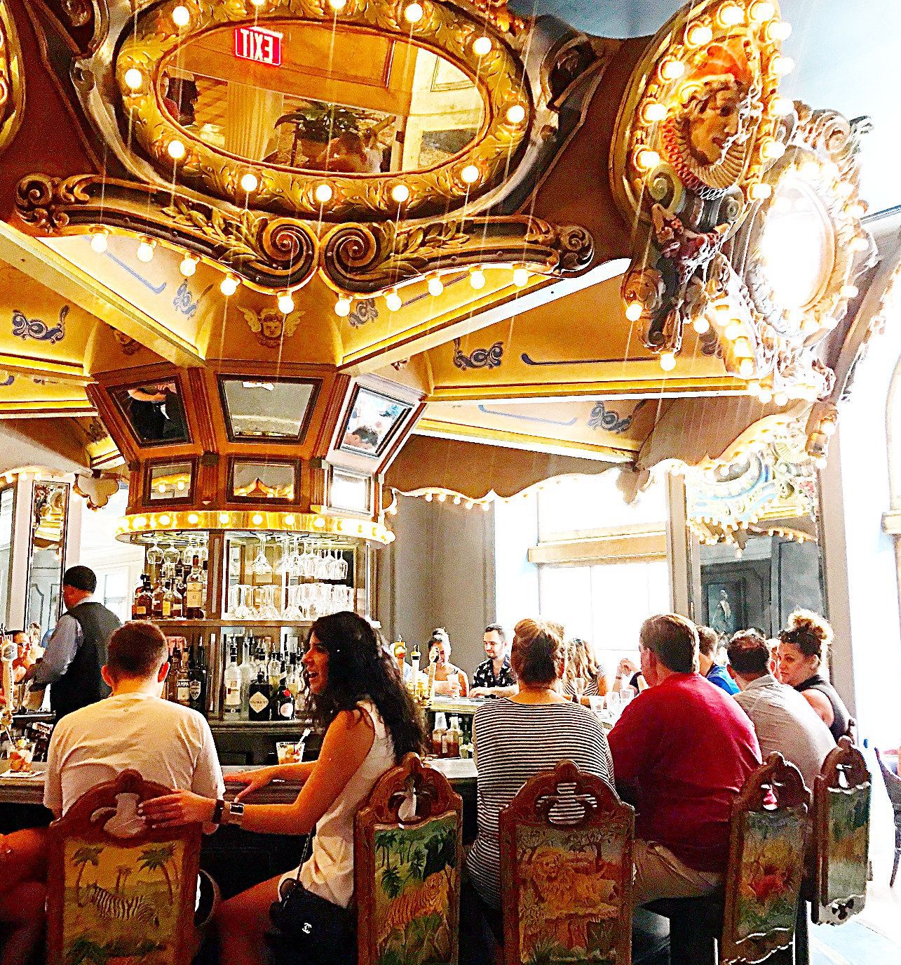 The carousel bar at Hotel Monteleone, New Orleans