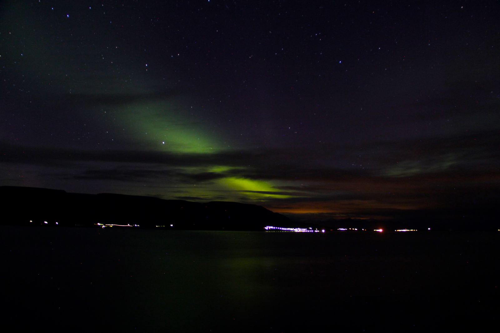 Aurora Borealis, Northern Lights, Akureyri, Iceland