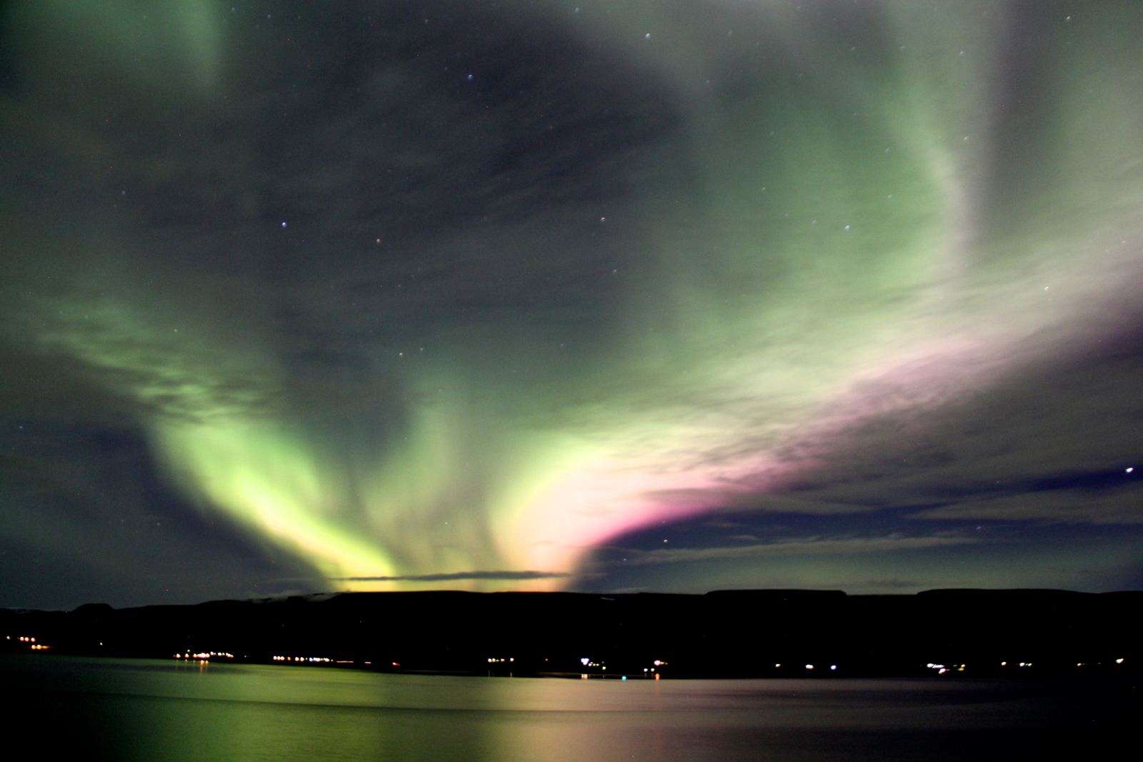 Aurora Borealis, Northern Lights, Akureyri, Iceland