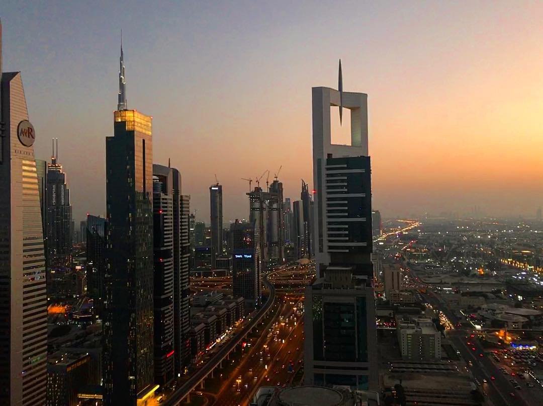 Dubai at night