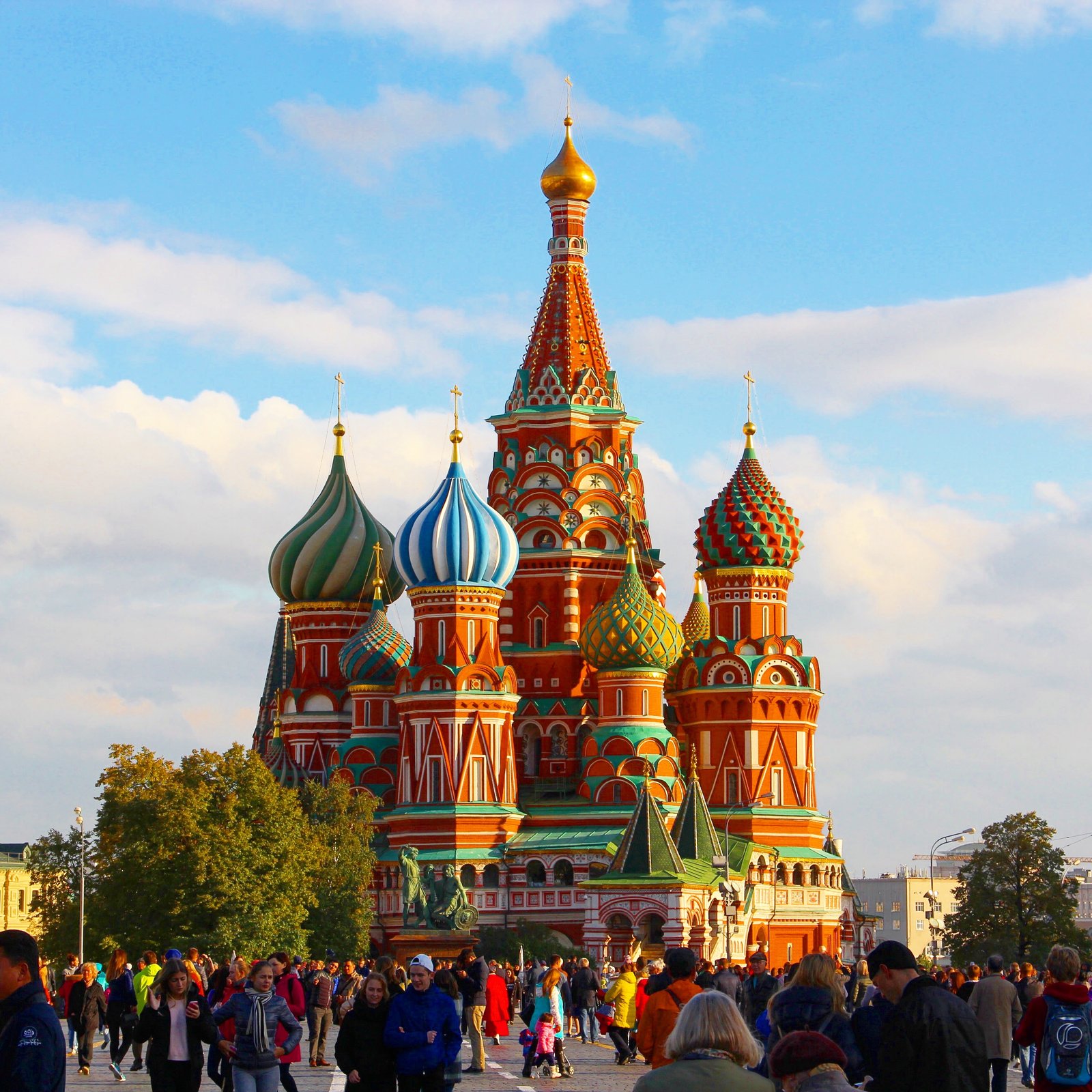 St Basil's Cathedral in the afternoon sun