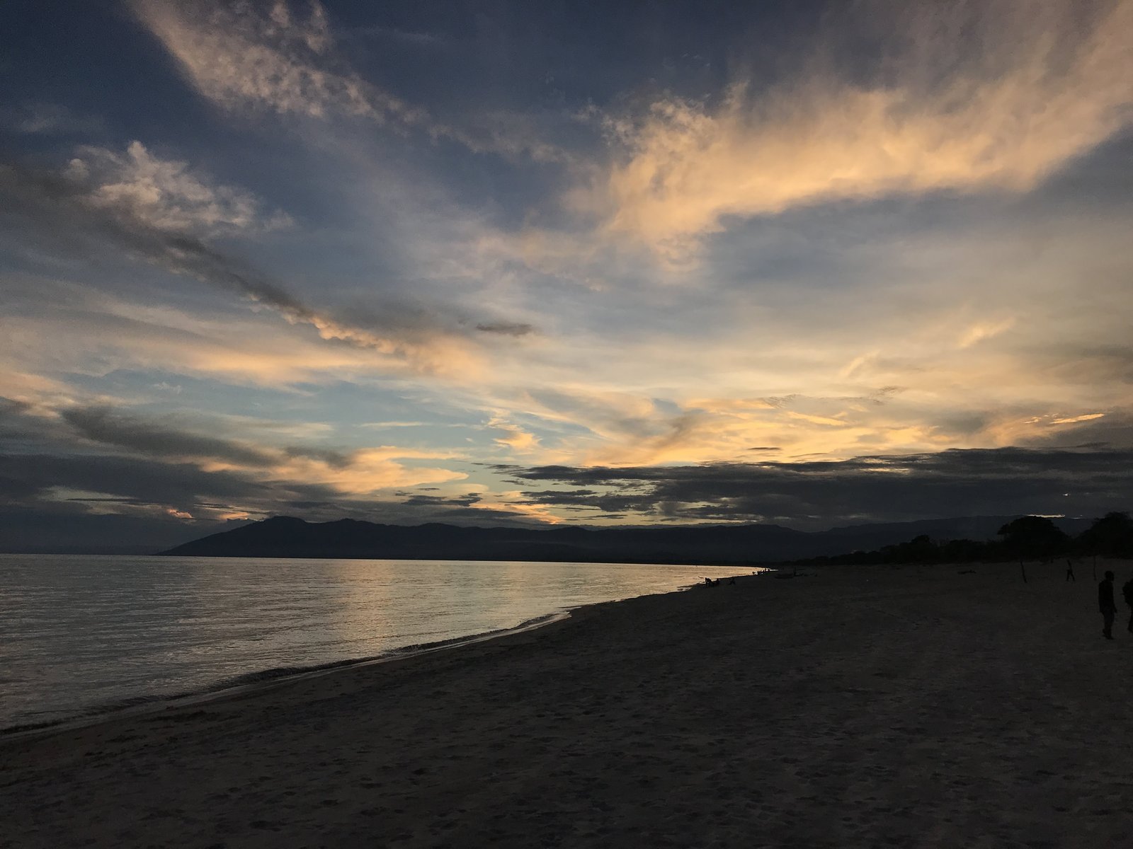 Sunset over Lake Malawi