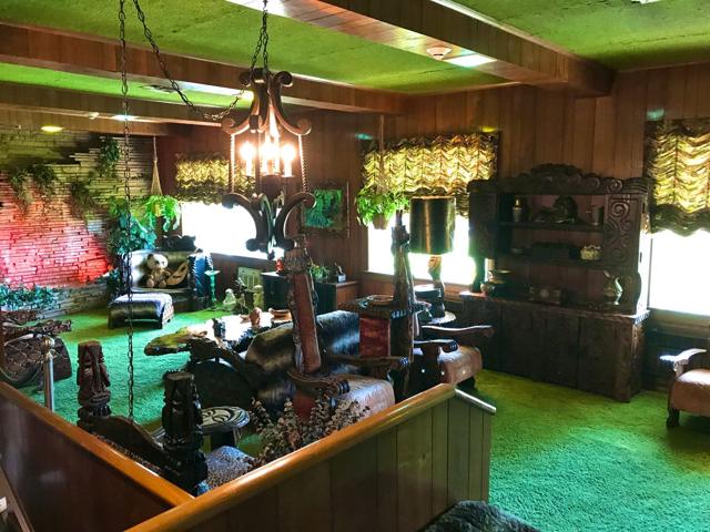 The jungle room at Graceland