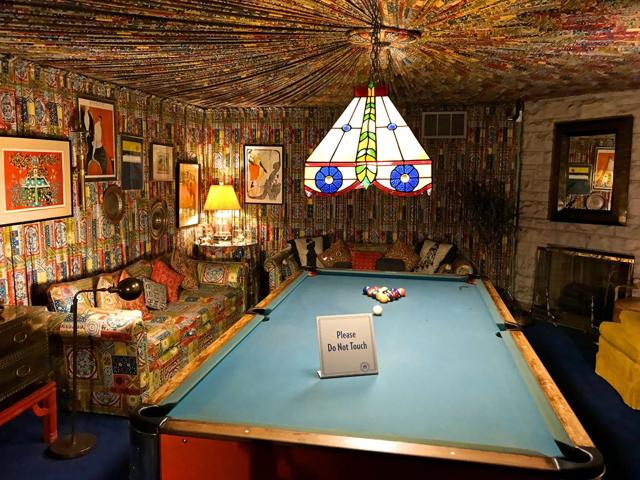 The pool room at Graceland