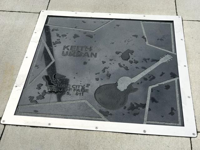 Keith Urban Country Music Walk of Fame